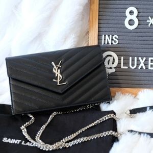 ⛔️SOLD⛔️YSL Saint Laurent ENVELOPE CHAINWALLET WOC